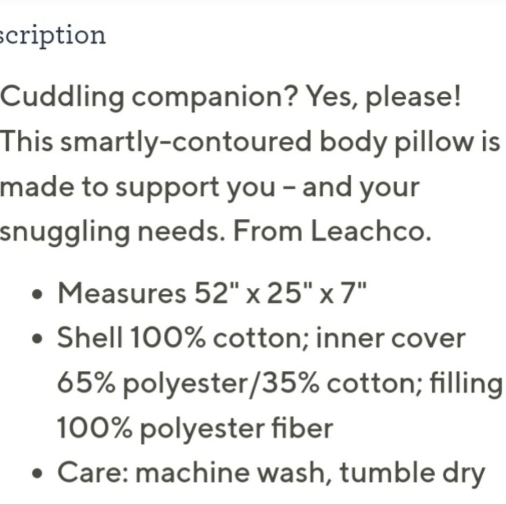 LEACHCO Snoodle Pillow/NEW - Picture 2 of 16